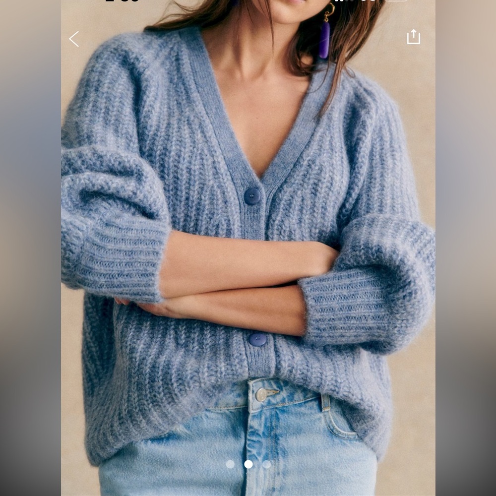 Sezane Basile Cardigan Sweater